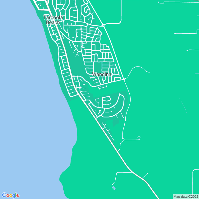 Map showing the location of Cellarbrations in Wandina, WA 6530