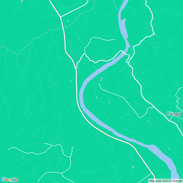 Map showing the location of Cangi Bridge in Cangai, NSW 2460