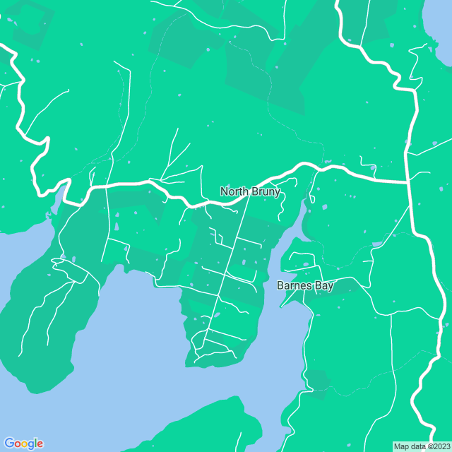 Map showing the location of BIJ in North Bruny, TAS 7150