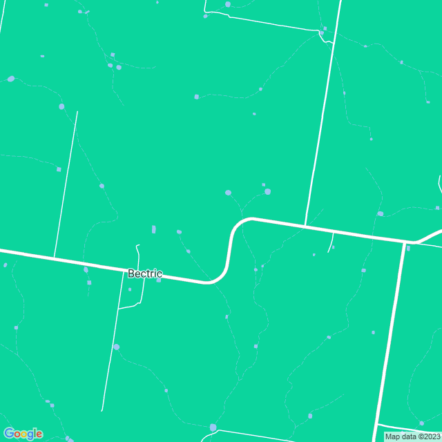 Map showing the location of Bectric Hall in Bectric, NSW 2665