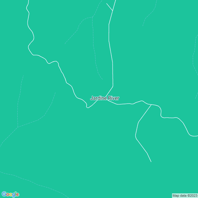 Map showing the location of Ussher Point in Jardine River, QLD 4874