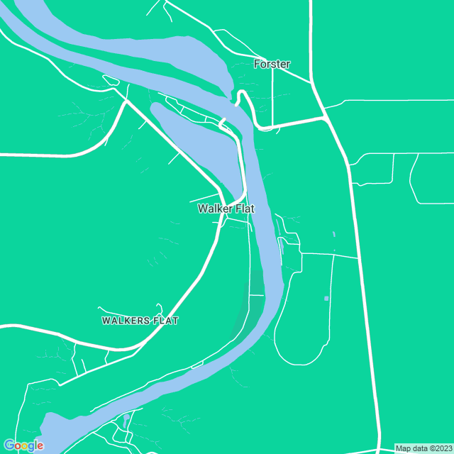 Map showing the location of Walker Flat General Store in Walker Flat, SA 5238