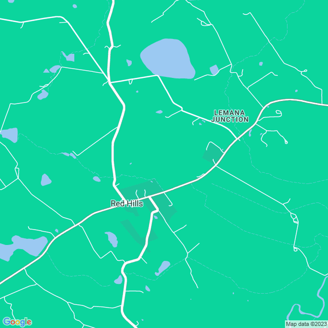 Map showing the location of Three Willows Vineyard in Red Hills, TAS 7304