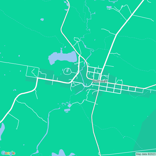 Map showing the location of Bothwell Library in Bothwell, TAS 7030