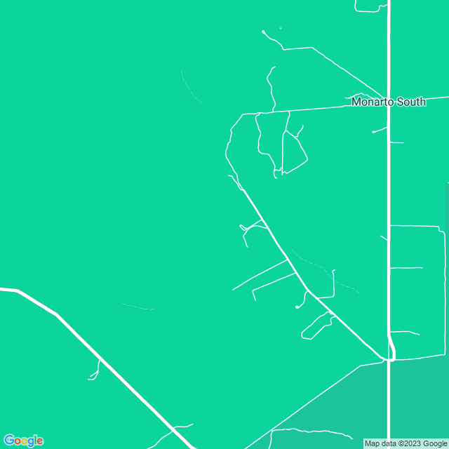 Map showing the location of Monarto Shooting Complex in Monarto South, SA 5254