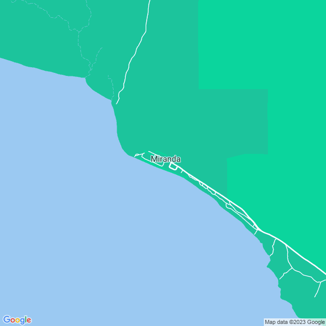 Map showing the location of Emeroo Substation in Miranda, SA 5700