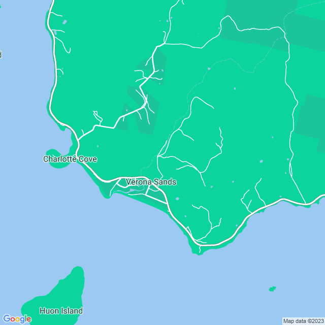 Map showing the location of Bourne in Verona Sands, TAS 7112