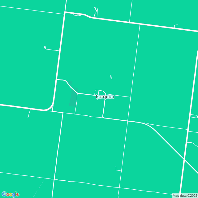 Map showing the location of Lorquon CFA in Lorquon, VIC 3418