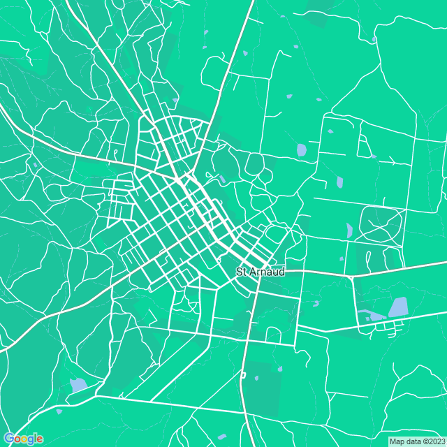 Map showing the location of SMARTECH COMPUTER SOLUTION in St Arnaud, VIC 3478