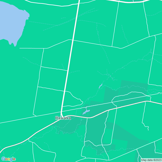 Map showing the location of Evans P G in Illawarra, VIC 3381