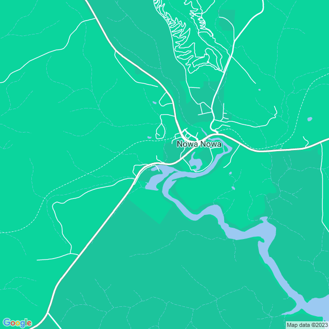 Map showing the location of THE BIG ROOT in Nowa Nowa, VIC 3887