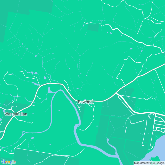 Map showing the location of Jeff Burley in Bewong, NSW 2540