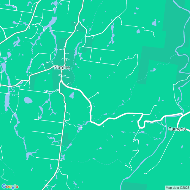 Map showing the location of Natone Primary School in Natone, TAS 7321