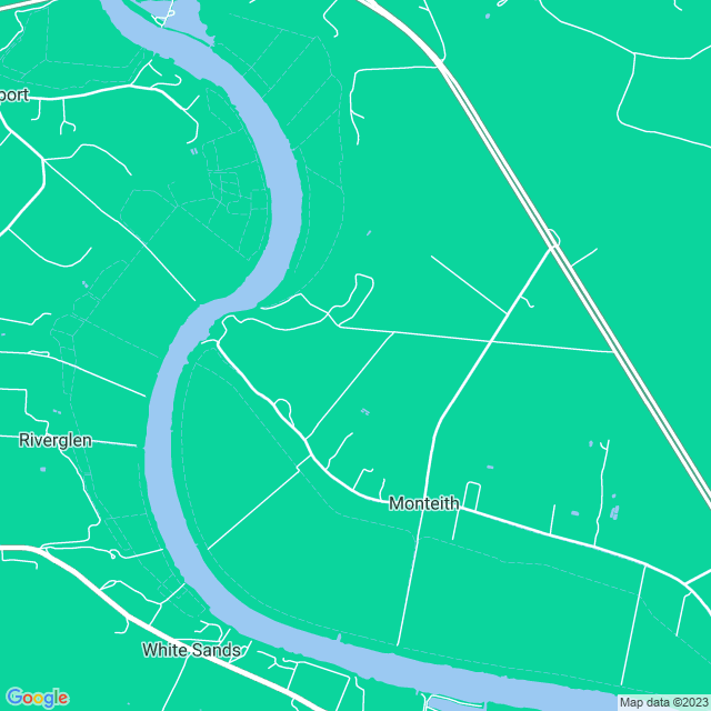 Map showing the location of Swanport Bridge in Monteith, SA 5253