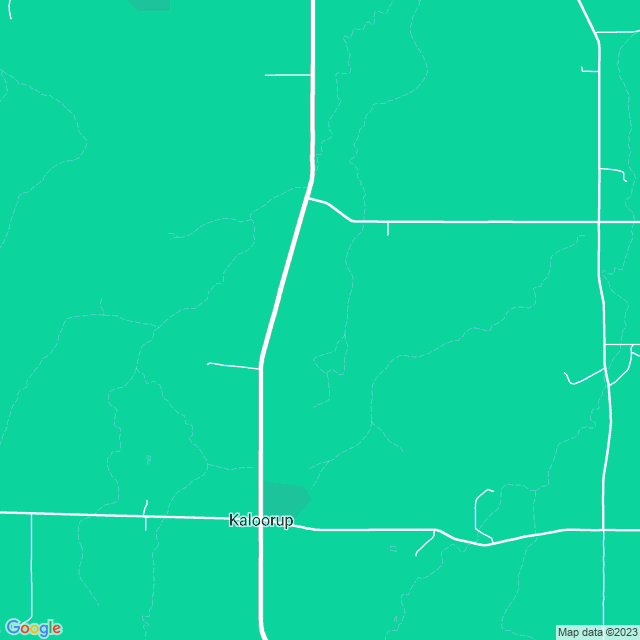 Map showing the location of Ross Tiling in Kaloorup, WA 6280