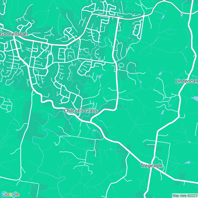 Map showing the location of Willow tree drivw subdivision in Chilcotts Grass, NSW 2480