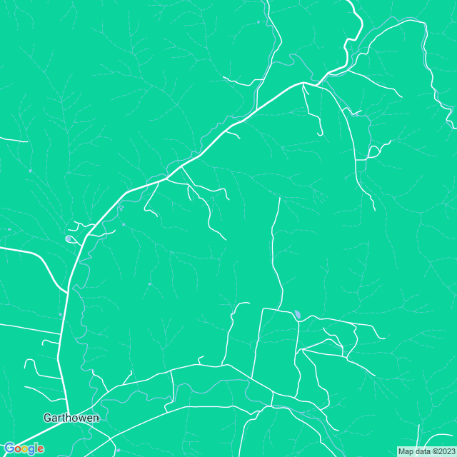 Map showing the location of PWS Computers in Garthowen, NSW 2345