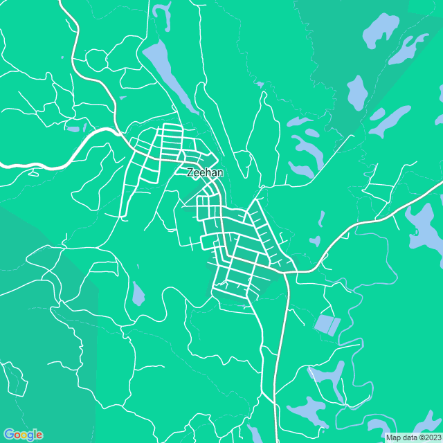 Map showing the location of Mid'L Cafe in Zeehan, TAS 7469