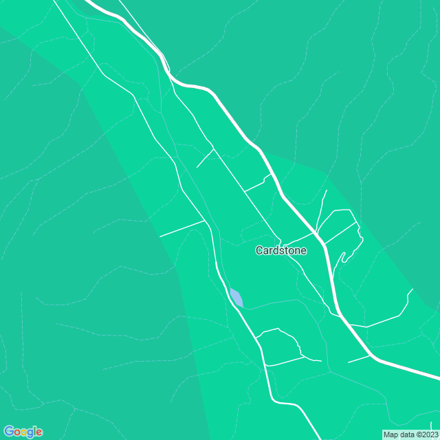 Map showing the location of Tully River Bridge in Cardstone, QLD 4854