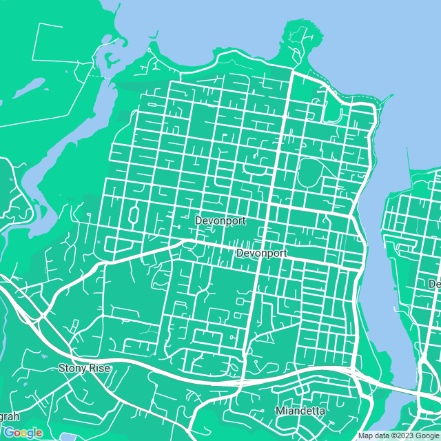 Map showing the location of AJR Construct in Don, TAS 7310