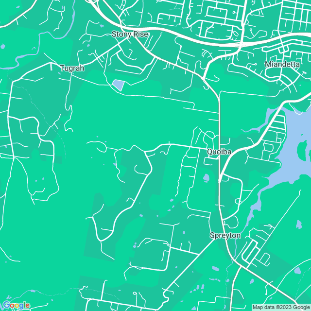 Map showing the location of Simplot in Quoiba, TAS 7310