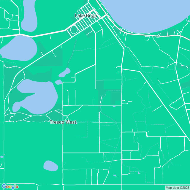 Map showing the location of Sunfruit Orchards in Tresco West, VIC 3584