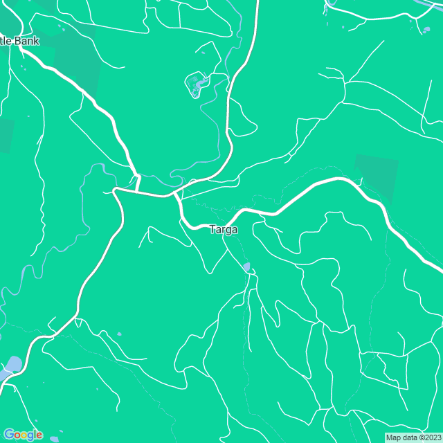 Map showing the location of Plata in Targa, TAS 7259