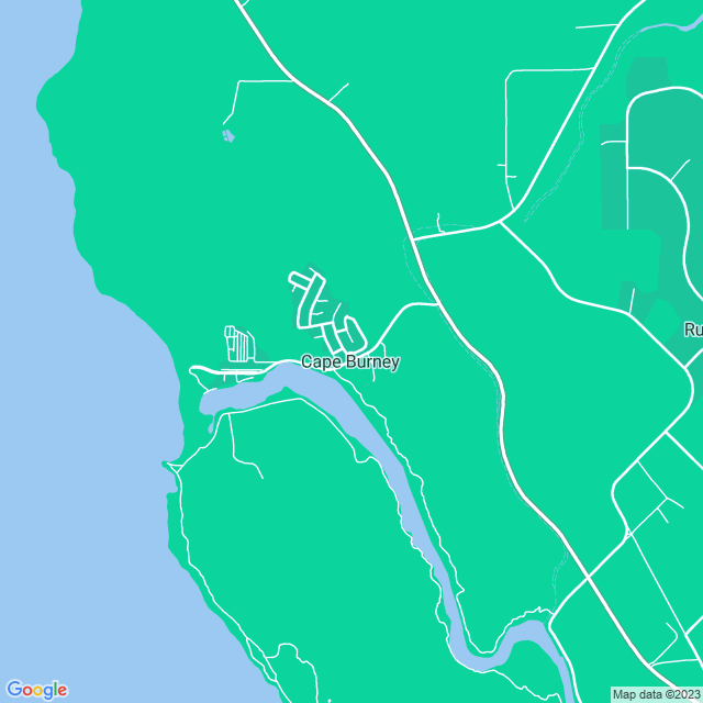 Map showing the location of CAPE BURNEY in Cape Burney, WA 6532