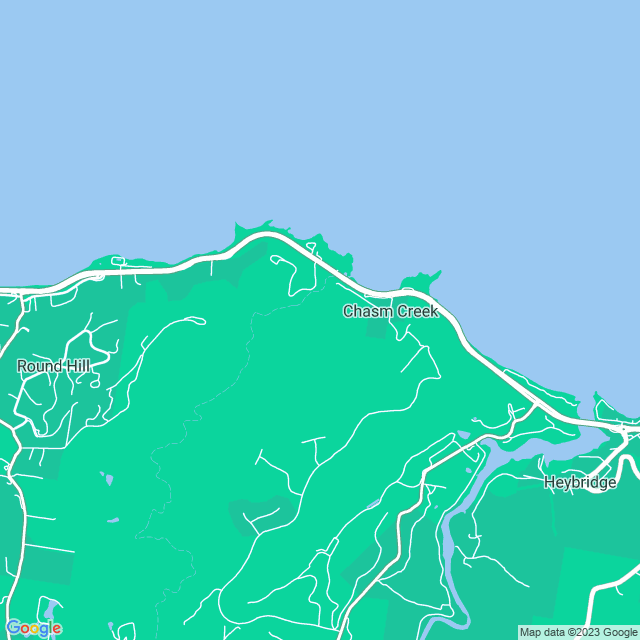 Map showing the location of AB Timber Harvesting in Chasm Creek, TAS 7321