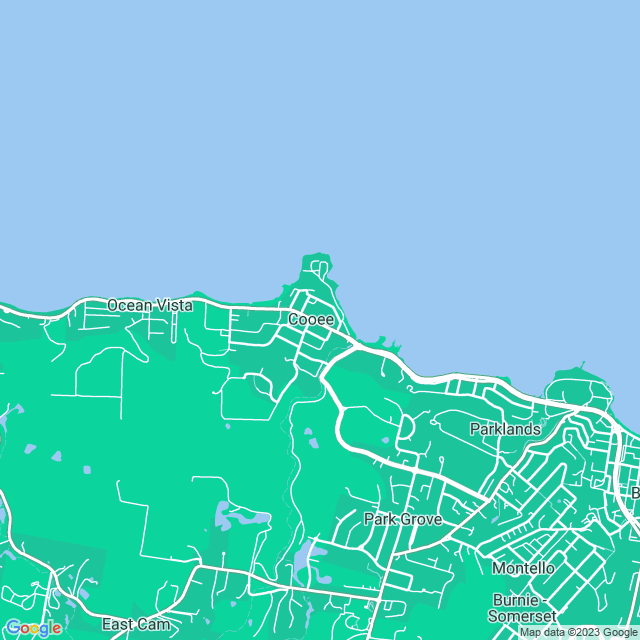 Map showing the location of Johnston Development Group in Cooee, TAS 7320