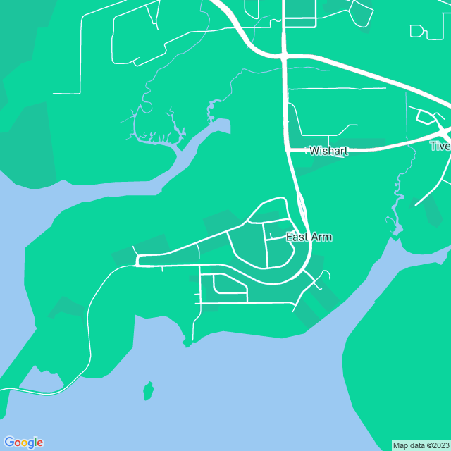 Map showing the location of OGM Engineering in East Arm, NT 822