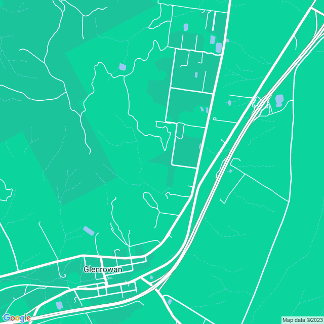 Map showing the location of Mawsons in Glenrowan, VIC 3675