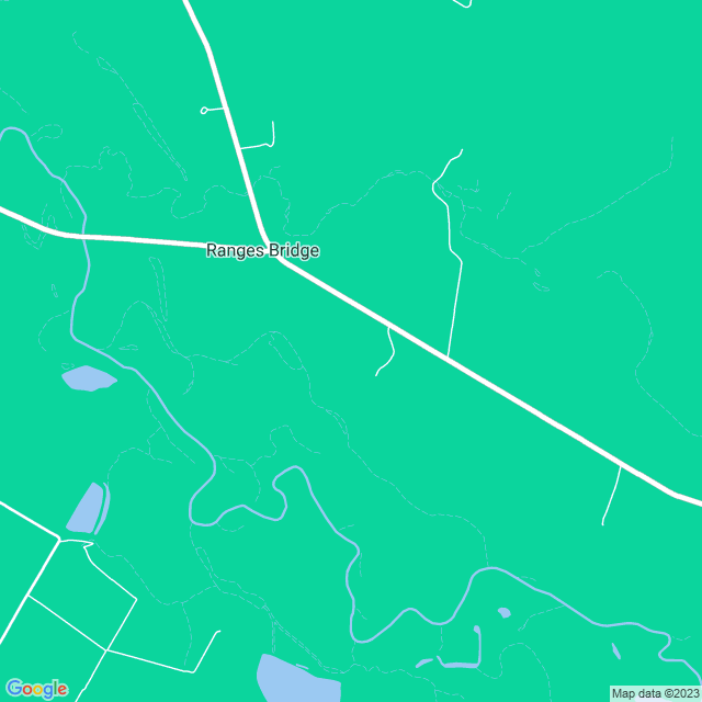 Map showing the location of The Ten in Ranges Bridge, QLD 4405