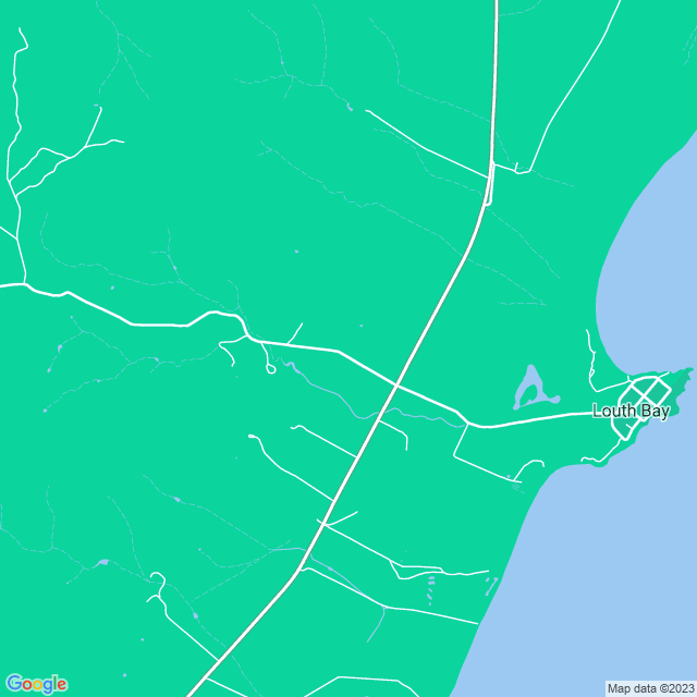 Map showing the location of Adelinc Courier in Louth Bay, SA 5607