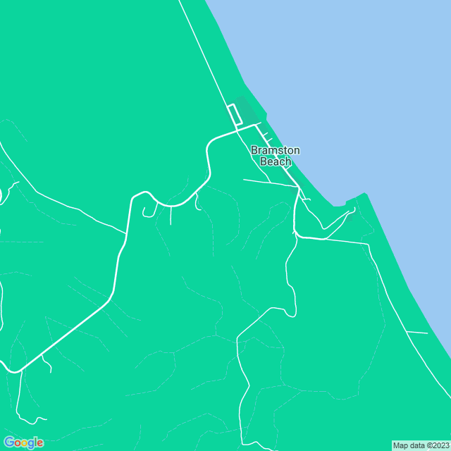 Map showing the location of Passion Patch Bush camping in Bramston Beach, QLD 4871