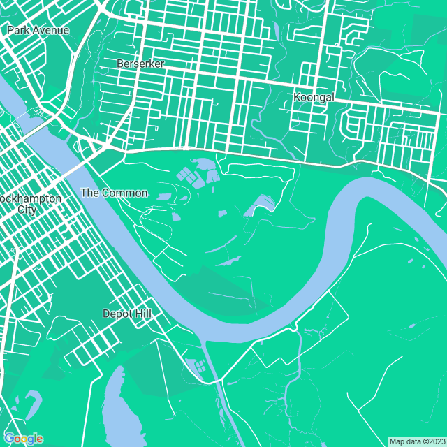Map showing the location of Cyril Connell Fields in The Common, QLD 4701