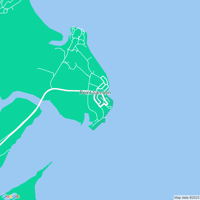 Map showing the location of Cafe in Point Samson, WA 6720