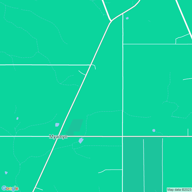 Map showing the location of Symes Greg in Myamyn, VIC 3304