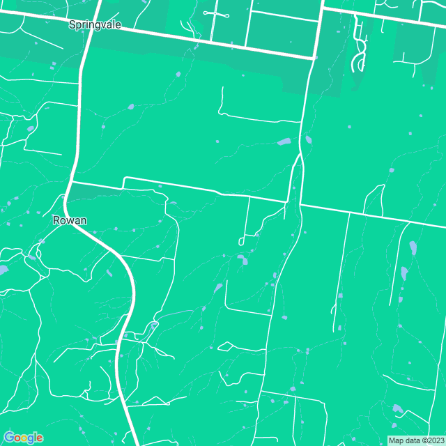 Map showing the location of Evans D B in Rowan, NSW 2650