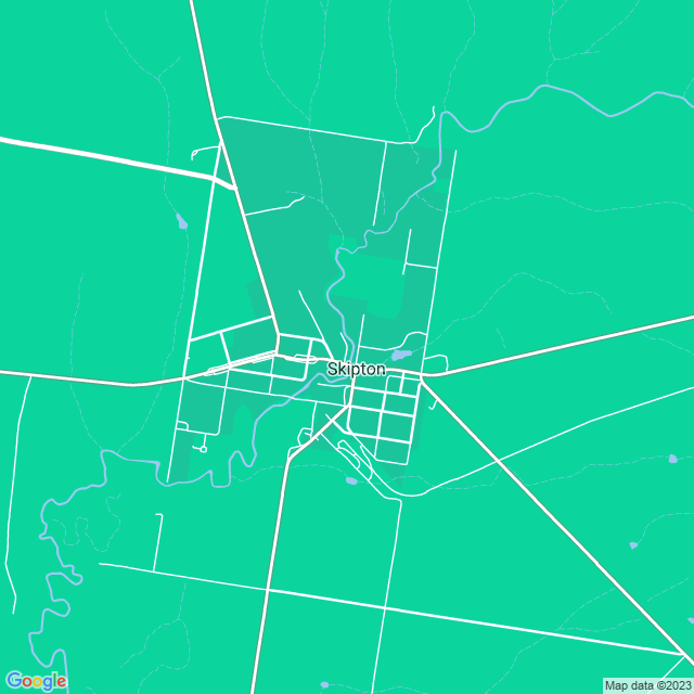 Map showing the location of Skipton Pharmacy in Skipton, VIC 3361