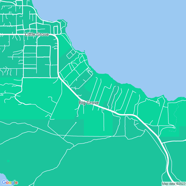 Map showing the location of Big Grove B & B in Big Grove, WA 6330