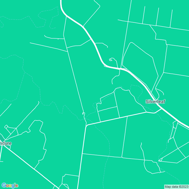 Map showing the location of Kathy Duff Bridge in Silverleaf, QLD 4605