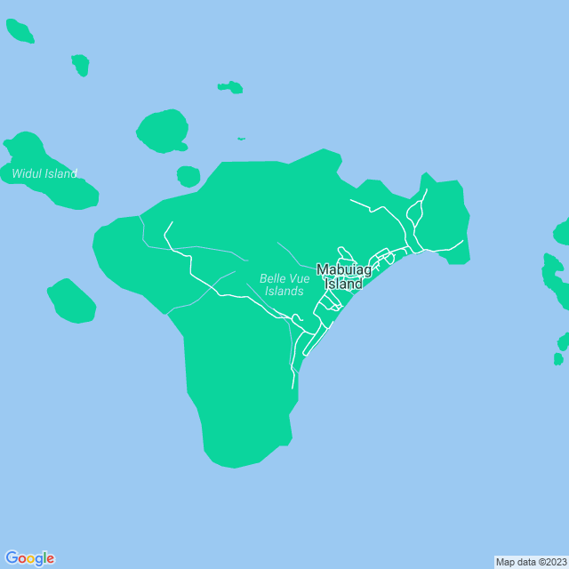Map showing the location of Australia Post in Mabuiag Island, QLD 4875
