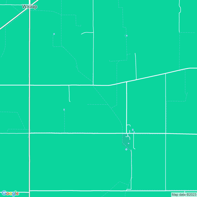 Map showing the location of Wallup Hall in Wallup, VIC 3401