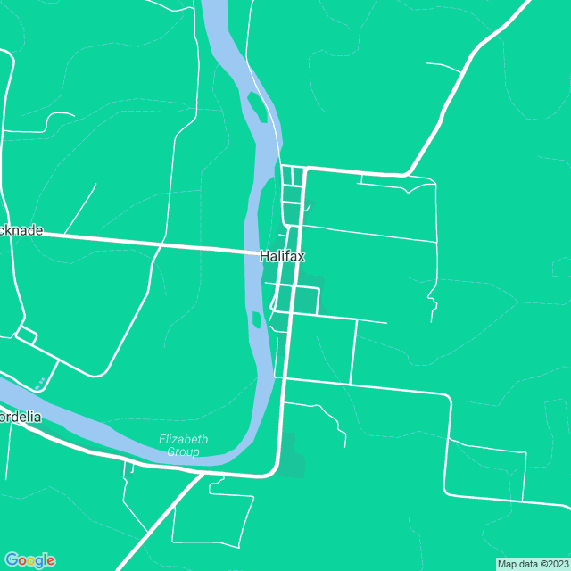 Map showing the location of Halifax Primary in Halifax, QLD 4850