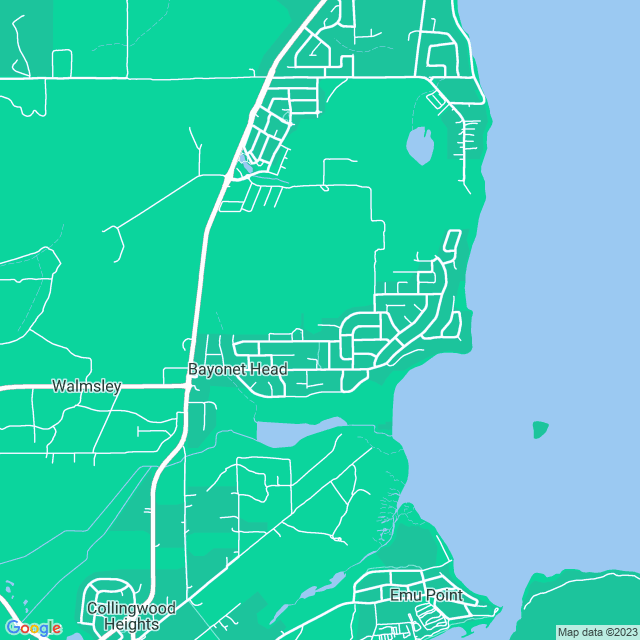 Map showing the location of Future Technologies in Bayonet Head, WA 6330