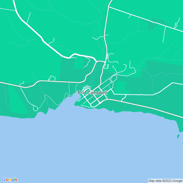 Map showing the location of 20ate in Port Campbell, VIC 3269