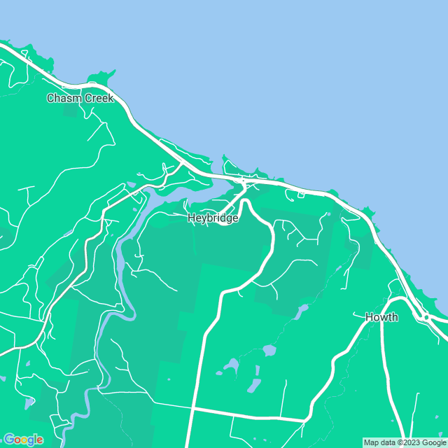 Map showing the location of Competent Computing in Heybridge, TAS 7316