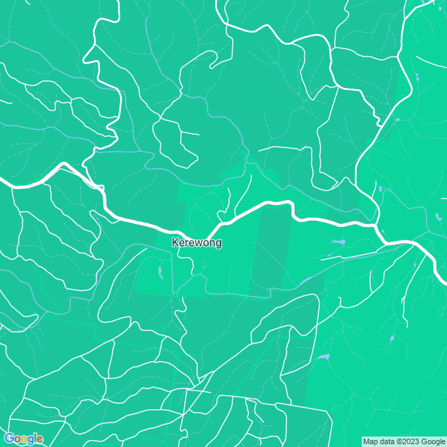 Map showing the location of Waitui Falls in Kerewong, NSW 2439