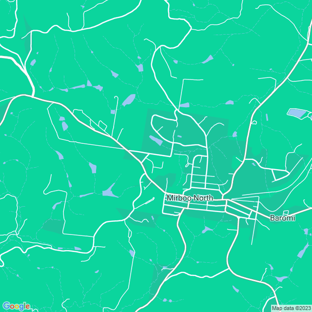 Map showing the location of Camp Jaclock in Mirboo, VIC 3871